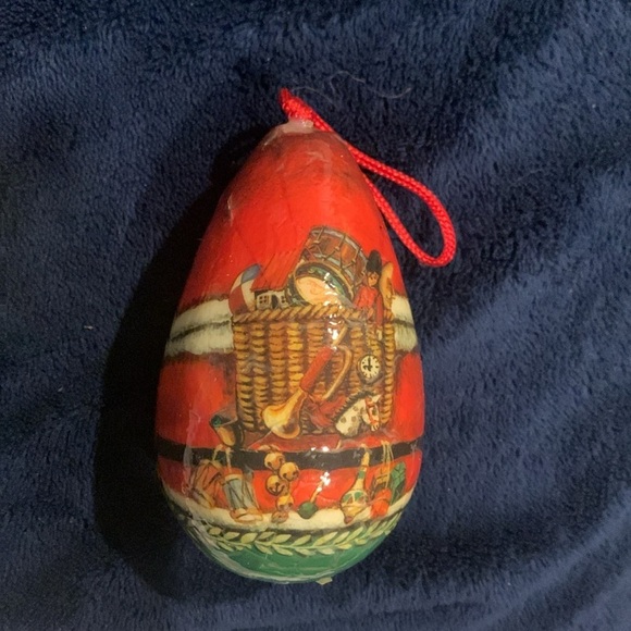 Vintage Paper Mache Kitschy Snowman, Santa Claus and Clown Ornaments - Picture 7 of 7